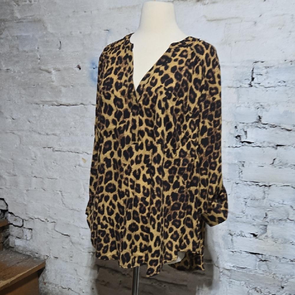 Torrid Harper Animal Print Top